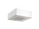 Lampadario Urano 60 Bianco 8Xe27 15W Tessuto/Pvc/Acciaio 112X60X60Cm Sollux Lighting