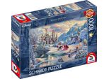 Schmidt Spiele Schmidt Spiele Puzzle Thomas Kinkade, Disney, La Bella E La Bestia, 1000 Pezzi 59671