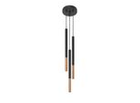 Lampada A Sospensione Mozaica 3P Nero/Rame 3Xg9 8W Acciaio 90X20X20Cm Sollux Lighting