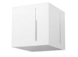 Lampada Da Parete Pixar Bianco 1Xg9 8W Alluminio 10X12X10Cm Sollux Lighting