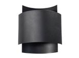 Lampada Da Parete Impact Nero 1Xg9 8W Acciaio 23X11X22Cm Sollux Lighting