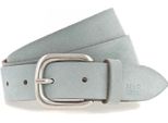 H.I.S Pelle Cintura 30Mm Leather Belt W75 Light Blue Turchese