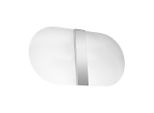 Lampada Da Parete Salia 2Xg9 8W Vetro/Acciaio 18X5X35Cm Sollux Lighting