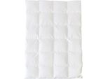 Bettwaren-Shop Daunendecke Zirbe medium, Füllung: 65% Daunen, 25% Zirbe, 10% Federn 155x220 cm