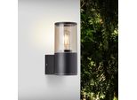 Brillante Applique Da Esterno Sergioro | Luce Decorativa Da Esterno | Antracite | 1X E27 Max. 20 W | IP44
