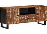 Mobile Tv Vidaxl 105X33,5X46 Cm In Legno Massiccio Di Recupero E Materiale A Base Di Legno