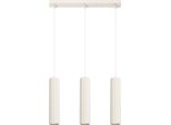 Lampada A Sospensione Karbon 3L Beige 3Xgu10 10W Alluminio 98X6.5X45Cm Sollux Lighting
