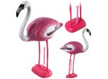 Figura Di Fenicottero Da Giardino Kadax "Gassin"", Figura Decorativa Di Fenicottero, In Plastica, Figura Da Giardino, Rosa, 80 Cm"