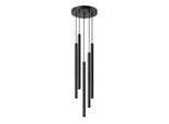Lampada A Sospensione Pastelo 5P Nero 5Xg9 8W Acciaio 110X25X25Cm Sollux Lighting