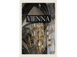Vianmo Insegna In Legno 18X12 Cm Wien ÖSterreich Kronleuchter Posta