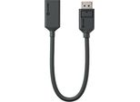 Alogic EL2DPHD-ADP Adattatore Alogic Displayport DP-> Hdmi M/F 0,2 M Nero