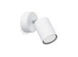 Lampada Da Parete Lemmi 1 Bianco 1Xgu10 10W Acciaio 18.5X8X8Cm Sollux Lighting