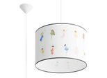 Lampada A Sospensione Fairy 40 1Xe27 15W Pvc 95X40X40Cm Sollux Lighting
