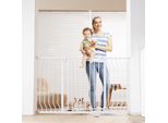 Vevor Cancelletto Di Sicurezza Per Porte, Cancelletto Barriera, Cancelletto Per Scale, Larghezza 749-1346 Mm Cancelletto Per Bambini, Cancelletto Per Animali, Cancelletto Per Scale, Cancelletto Girevole Bifacciale Altezza 762 Mm, Cancelletto Per Bambini Bianco Senza Foratura