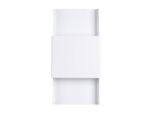 Lampada Da Parete Durlin Bianco 2Xg9 8W Acciaio 40X7X20Cm Sollux Lighting