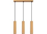 Lampada A Sospensione Karbon 3L Oro 3Xgu10 10W Alluminio 98X6.5X45Cm Sollux Lighting