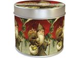 Candela Profumata In Scatola Di Latta Collage Natalizio Di Babbo Natale