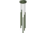 Lampada A Sospensione Pastelo 5P Verde Oliva 5Xg9 8W Acciaio 104X25X25Cm Sollux Lighting
