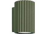 Lampada Da Parete Karbon 10 Verde Oliva 1Xgu10 10W Alluminio 10X8.5X6.5Cm Sollux Lighting
