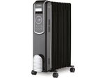 Radiatore A Olio Nero Da 2000 W Scholtes Schv909N