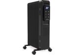 Radiatore A Olio Nero Da 2000 W Scholtes Schd509N