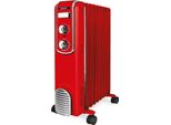 Radiatore A Olio Rosso Da 2000 W Scholtes Schv709R