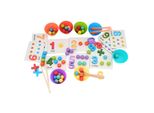 Set Didattico Montessori Per L'aritmetica, Gioco Di Selezione Montessori, Giocattolo Montessori Per Bambini Dai 3 Anni In Su - Montemath