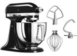 KITCHENAID Küchenmaschine 5KSM125EER, schwarz (onyx schwarz), B:24cm H:36cm T:37cm, Küchenmaschinen, Qnyx Schwarz, Küchenmaschine