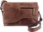 Greenland Nature Pelle Borsa A Tracolla Montana Shoulderbag Brown Marrone