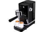 WMF Espressomaschine Lumero Deep Black, schwarz, B:31cm H:30,5cm T:14cm, Kaffeemaschinen, kompakt, dezente LED-Beleuchtung, 15 bar, 1350 Watt, Milchschaumdüse, Espressomaschine