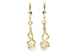Paar OhrhäNger Ostsee-Schmuck "Ostsee-Schmuck OhrhäNger Lusia OhrhäNger Lusia", Gelb, Ohrringe, Damen, 38X8Mm, Gelbgold 333