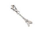 Charm-EinhäNger Jobo "Eiffelturm", Silber (Silber 925), Charms, Damen, Silber 925 (Sterlingsilber), 925 Silber