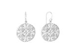 Paar OhrhäNger Zeeme "925 Sterling Silber Rhodiniert Mit Zirkonia Weiß", Weiß (Weiß, Weiß), Ohrringe, Damen, One-Size, Silber 925 (Sterlingsilber)