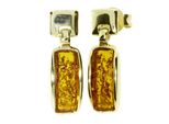 Paar Ohrstecker OSTSEE-SCHMUCK "Ostsee-Schmuck Ohrstecker Jasmina Ohrstecker Jasmina", Gelb, Ohrringe, Damen, 19X6Mm, Gelbgold 333