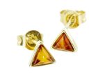 Paar Ohrstecker OSTSEE-SCHMUCK "Ostsee-Schmuck Ohrstecker Classic 5X5X5 Mm", Gelb, Ohrringe, Damen, 5 X 5Mm, Gelbgold 585
