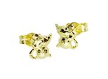 Paar Ohrstecker OSTSEE-SCHMUCK "Ostsee-Schmuck Ohrstecker MäUschen Ohrstecker MäUschen", Gelb, Ohrringe, Damen, 7 X 6Mm, Gelbgold 333