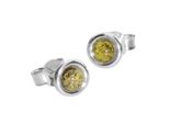 Paar Ohrstecker Ostsee-Schmuck "Ostsee-Schmuck Ohrstecker Classic 4 Mm Ohrstecker Classic 4 Mm", Weiß, Ohrringe, Damen, 7Mm Rund, Silber 925 (Sterlingsilber)
