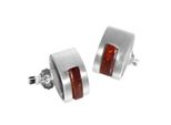 Paar Ohrstecker OSTSEE-SCHMUCK "Ostsee-Schmuck Ohrstecker Hilla Ohrstecker Hilla", Weiß, Ohrringe, Damen, 12X7Mm, Silber 925 (Sterlingsilber)