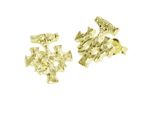 Paar Ohrstecker Ostsee-Schmuck "Ostsee-Schmuck Ohrstecker Hiddensee 15 X 13 Mm", Gelb, Ohrringe, Damen, 15 X 13Mm, Gelbgold 333