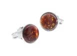 Paar Ohrstecker OSTSEE-SCHMUCK "Ostsee-Schmuck Ohrstecker Classic 7 Mm Ohrstecker Classic 7 Mm", Weiß, Ohrringe, Damen, 8Mm Rund, Silber 925 (Sterlingsilber)