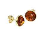 Paar Ohrstecker OSTSEE-SCHMUCK "Ostsee-Schmuck Ohrstecker Classic 8 Mm Ohrstecker Classic 8 Mm", Gelb, Ohrringe, Damen, 10Mm, Gelbgold 333