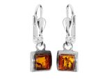 Paar OhrhäNger Ostsee-Schmuck "Ostsee-Schmuck OhrhäNger Astrid 6X6 OhrhäNger Astrid 6X6", Weiß, Ohrringe, Damen, 25 X 8Mm, Silber 925 (Sterlingsilber)