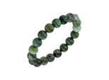 Armband Jobo, GrüN, ArmbäNder, Damen, 19Cm, Materialmix, Armband, Mit Moosachat GrüN 19 Cm