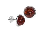 Paar Ohrstecker OSTSEE-SCHMUCK "Ostsee-Schmuck Ohrstecker Classic 10 Mm Ohrstecker Classic 10 Mm", Weiß, Ohrringe, Damen, 12Mm Rund, Silber 925 (Sterlingsilber)