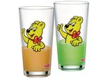 GläSer-Set Ritzenhoff & Breker "Haribo Thumbs Up, 380 Ml", Bunt, B:8Cm H:14,5Cm Ø:8Cm, Glas, TrinkgefäßE, SpüLmaschinengeeignet