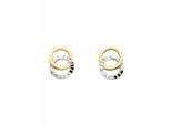 Paar OhrhäNger Adelia´S "1 Paar 333 Gold Ohrringe / Ohrstecker", Gold, Ohrringe, Damen, Damen, Gold, 333 Gold Goldschmuck FüR Damen
