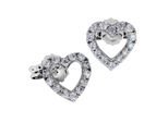 Paar Ohrstecker OSTSEE-SCHMUCK "Ostsee-Schmuck Ohrstecker Herz 7 Mm Ohrstecker Herz 7 Mm", Weiß, Ohrringe, Damen, 7 X 7Mm, Silber 925 (Sterlingsilber)