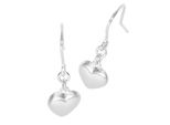 Paar OhrhäNger Ostsee-Schmuck "Ostsee-Schmuck OhrhäNger Herz 9 Mm OhrhäNger Herz 9 Mm", Weiß, Ohrringe, Damen, 25 X 9Mm, Silber 925 (Sterlingsilber)