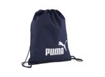 Sporttasche PUMA PHASE GYM SACK, Damen, Gr. B/H/T: 37,5cm x 43cm, blau (puma navy), Polyester, unifarben, Taschen Sporttasche