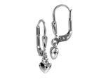 Paar OhrhäNger Ostsee-Schmuck "Ostsee-Schmuck OhrhäNger Kleines Herz OhrhäNger Kleines Herz", Weiß, Ohrringe, Damen, 20 X 5Mm, Silber 925 (Sterlingsilber)